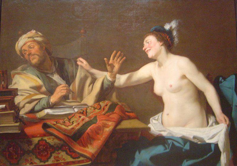 Gerard van Honthorst The steadfast philosopher oil painting image